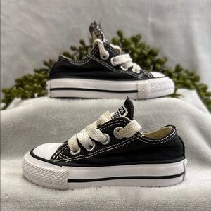 Converse Kids Black and White Sneakers